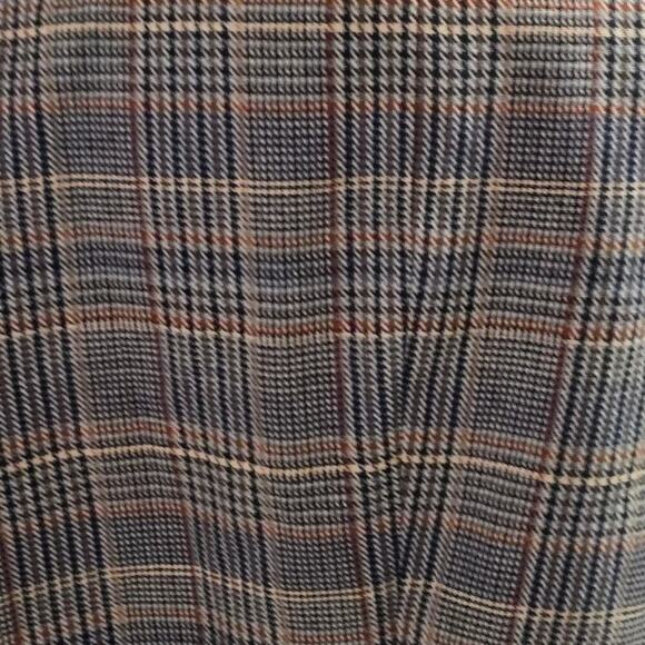 Calvin Klein Plaid Tweed Academia Faux Pocket Blazer Jacket Plus Size 24‎ W New! - Picture 10 of 13